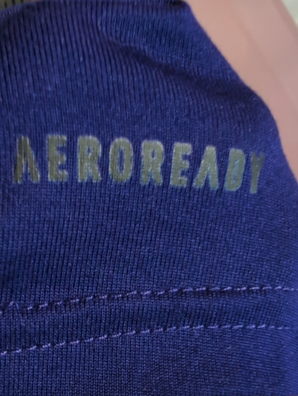 adidas Long-Sleeve Creator Tee in Purple with White Logo - Picture 6 of 6